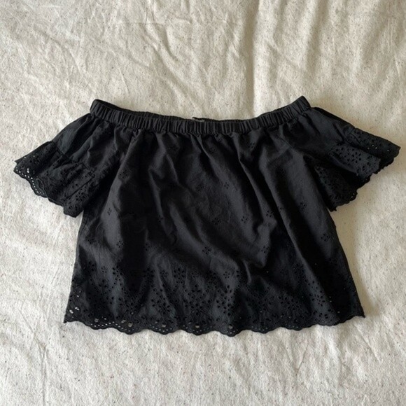 Madewell Off the Shoulder Top Size Small - Picture 1 of 2